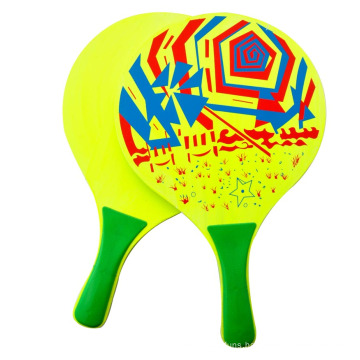 tennis rackets professional paddle ball cheap high quality Carbon wooden beach racket set